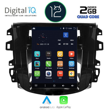 DIGITAL IQ BXH 3856_CPA TESLA STYLE for NISSAN NAVARA mod. 2018&gt;