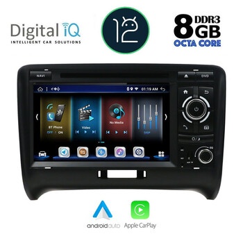 DIGITAL IQ BXE 678_CPA (7" DVD) MULTIMEDIA for AUDI ΤΤ mod. 2007-2015