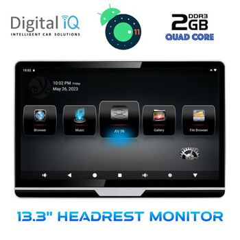 DIGITAL IQ AN1330_HR 13.3” HEADREST MONITOR
