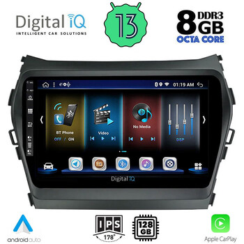 DIGITAL IQ BXD 8238_CPA (9inc) MULTIMEDIA TABLET for HYUNDAI IX45 mod. 2013-2017