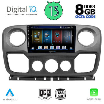 DIGITAL IQ BXD 8463_CPA (10inc) MULTIMEDIA TABLET for NISSAN NV400 - OPEL MOVANO - RENAULT MASTER mod. 2010-2020