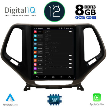 DIGITAL IQ BXD 8984_CPA TESLA STYLE for JEEP CHEROKEE mod. 2014&gt;