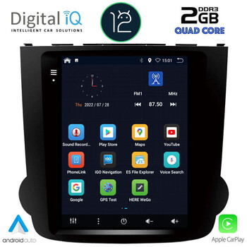 DIGITAL IQ BXH 3977_CPA TESLA STYLE for HONDA CRV mod. 2007-2012