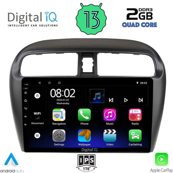 DIGITAL IQ RSB 2448_CPA (9inc) MULTIMEDIA TABLET for MITSUBISHI SPACESTAR mod. 2013-2020