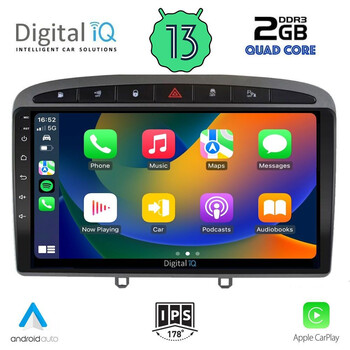 DIGITAL IQ RSB 2513_CPA (9inc) MULTIMEDIA TABLET for PEUGEOT 308 mod.2007-2012 - RCZ mod.2009-2015