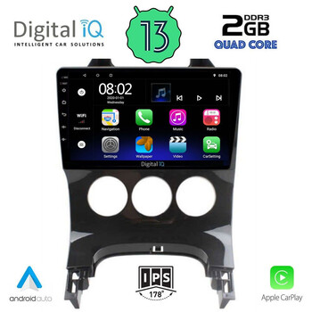 DIGITAL IQ RSB 2515_CPA A/C (9inc) MULTIMEDIA TABLET for PEUGEOT 3008 mod. 2008-2016 με A/C