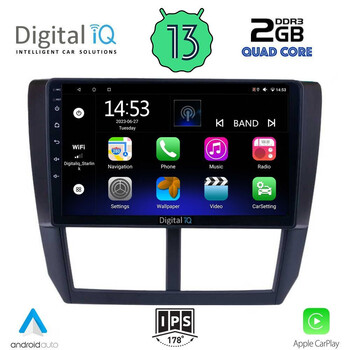 DIGITAL IQ RSB 2662_CPA (9inc) MULTIMEDIA TABLET for SUBARU FORESTER - IMPREZA - XV mod. 2008-2013