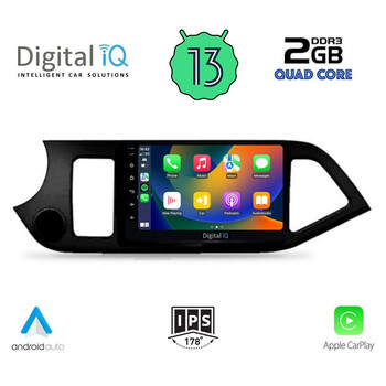 DIGITAL IQ RSB 2308_CPA (9inc) MULTIMEDIA TABLET for KIA PICANTO mod. 2011-2017