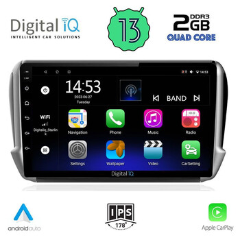 DIGITAL IQ RSB 2508_CPA (10inc) MULTIMEDIA TABLET for PEUGEOT 208-2008 mod. 2012-2021