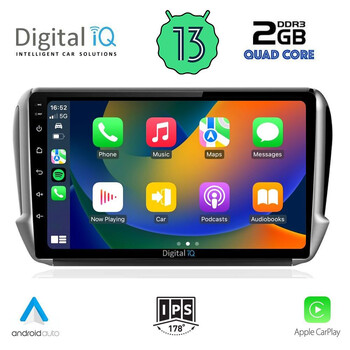 DIGITAL IQ RSB 2508_CPA (10inc) MULTIMEDIA TABLET for PEUGEOT 208-2008 mod. 2012-2021