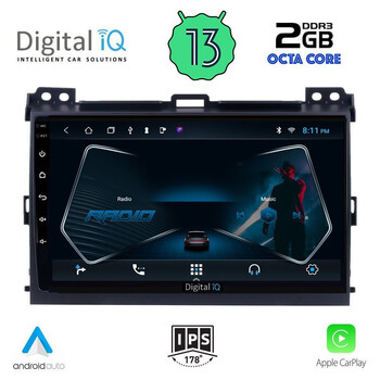 DIGITAL IQ RTC 5723_CPA (9inc) MULTIMEDIA TABLET for TOYOTA LANDCRUISER mod. 2002-2008