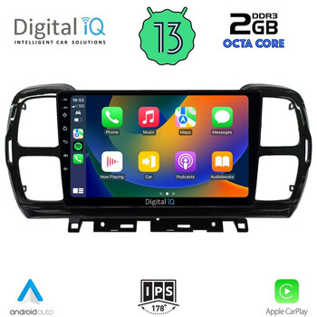 DIGITAL IQ RTC 5088_CPA (9inc) MULTIMEDIA TABLET for CITROEN C5 AIRCROSS mod. 2017-2021