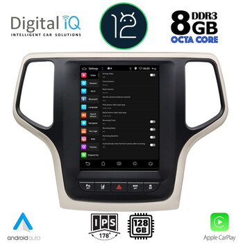 DIGITAL IQ BXD 8983_CPA TESLA STYLE for JEEP GRAND CHEROKEE mod. 2014-2019