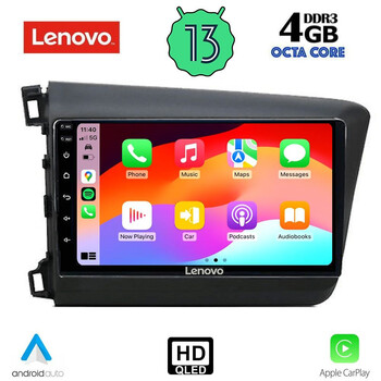 LENOVO SSX 91904D_CPA (9inc) MULTIMEDIA TABLET for HONDA CIVIC  4Doors mod. 2012-2016