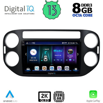 DIGITAL IQ BXD 11760_CPA (9inc) MULTIMEDIA TABLET for VW TIGUAN mod. 2004-2016
