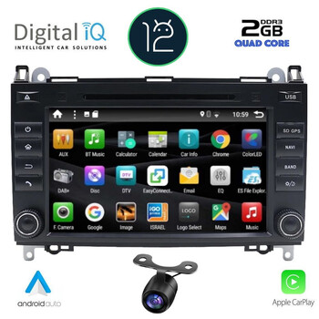 DIGITAL IQ BX 268_GPS (8" DVD) MULTIMEDIA for MERCEDES A – B – SPRINTER – VITO – VIANO mod. 2004-2020