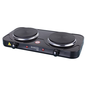 BORMANN ELITE BEP2510 BORMANN Elite BEP2510 Επιτραπέζια Εστία Εμαγιέ Διπλή Ηλεκτρική 2500W