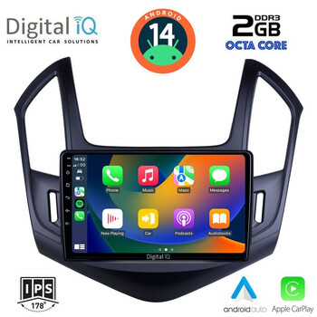 DIGITAL IQ RTG 4077_CPA (9inc) MULTIMEDIA TABLET for CHEVROLET CRUZE mod. 2013-2015