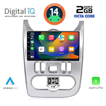 DIGITAL IQ RTG 4101_CPA (9inc) MULTIMEDIA TABLET for DACIA DUSTER – LOGAN – SANDERO mod. 2006-2012