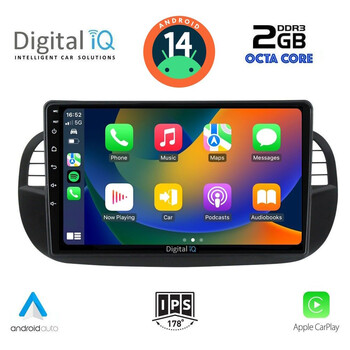 DIGITAL IQ RTG 4130_CPA (9inc) MULTIMEDIA TABLET for FIAT 500 mod. 2007-2015
