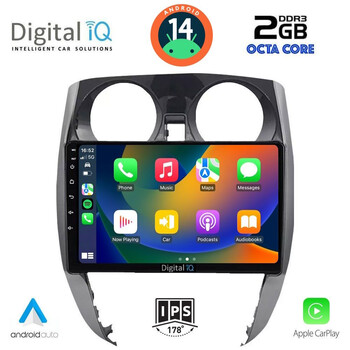 DIGITAL IQ RTG 4464_CPA (10inc) MULTIMEDIA TABLET for NISSAN NOTE mod. 2012&gt;