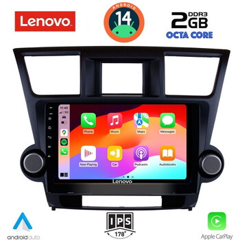LENOVO LVF 5719_CPA (10inc) MULTIMEDIA TABLET for TOYOTA HIGHLANDER mod. 2008-2015