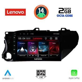 LENOVO LVF 5721_CPA (10inc) MULTIMEDIA TABLET for TOYOTA HILUX mod. 2017&gt;