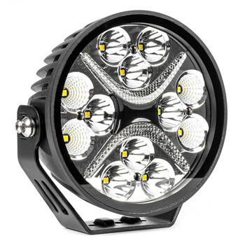 03870/AM ΠΡΟΒΟΛΕΑΣ ΟΔΗΓΗΣΗΣ ΣΤΡΟΓΓΥΛΟΣ LED PRO IP67 7200lm 10-30V - 54W - 6000K - 12 LED - 140x140x61mm ΑΜΙΟ - 1 ΤΕΜ.