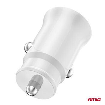 03872/AM ΦΟΡΤΙΣΤΗΣ ΑΝΑΠΤΗΡΑ 12/24V ΜΕ 2 ΘΥΡΕΣ 2xUSB 10.5W 5V/2.1A ΛΕΥΚΟΣ AMIO - 1 Τεμ. 03872/AM ΦΟΡΤΙΣΤΗΣ ΑΝΑΠΤΗΡΑ 12/24V ΜΕ 2 ΘΥΡΕΣ 2xUSB 10.5W 5V/2.1A ΛΕΥΚΟΣ AMIO - 1 Τεμ.