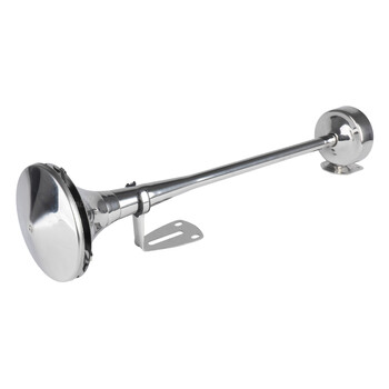 04077/AM ΚΟΡΝΑ ΠΝΕΥΜΑΤΙΚΗ ΜΟΝΗ 12/24V 115dB HIGH TONE ΜΗΚΟΣ:520mm ΧΡΩΜΙΟ ΑΜΙΟ - 1 ΤΕΜ.