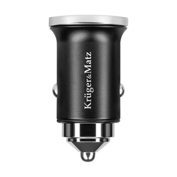 KM0871 . Φορτιστής αυτοκινήτου 30W USB A - USB C Kruger&Matz