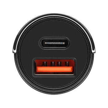 KM0871 . Φορτιστής αυτοκινήτου 30W USB A - USB C Kruger&Matz
