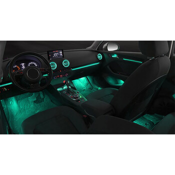 DIQ AMBIENT AUDI A3 8V-2 (Digital iQ Ambient Light Audi A3 mod. 2019-2021, 25 Lights with Airvent)