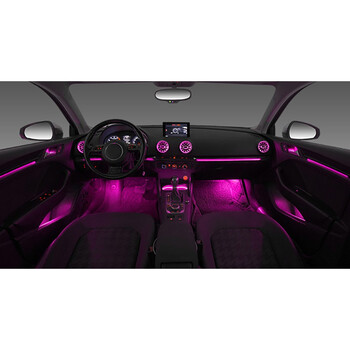 DIQ AMBIENT AUDI A3 8V-2 (Digital iQ Ambient Light Audi A3 mod. 2019-2021, 25 Lights with Airvent)