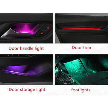 DIQ AMBIENT AUDI A3 8V-2 (Digital iQ Ambient Light Audi A3 mod. 2019-2021, 25 Lights with Airvent)