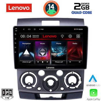 LENOVO LVD 2170_CPA (9inc) MULTIMEDIA TABLET for FORD RANGER | MAZDA BT50 mod. 2006-2011