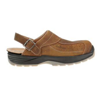 L.ERPTBR45 ΠΑΠΟΥΤΣΙΑ ΕΡΓΑΣΙΑΣ ΣΑΜΠΟ (SABOT) PREMIUM TUCSON EUROROUTIER ΣΕ ΚΑΦΕ ΧΡΩΜΑ EU45/UK10.5 LAMPA
