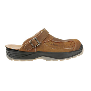 L.ERPTBR45 ΠΑΠΟΥΤΣΙΑ ΕΡΓΑΣΙΑΣ ΣΑΜΠΟ (SABOT) PREMIUM TUCSON EUROROUTIER ΣΕ ΚΑΦΕ ΧΡΩΜΑ EU45/UK10.5 LAMPA