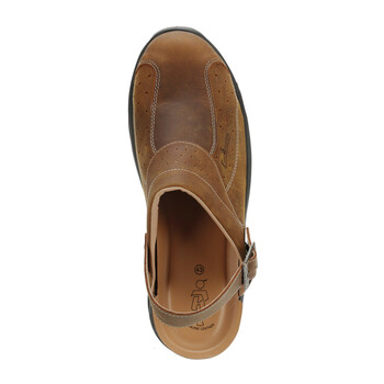 L.ERPTBR45 ΠΑΠΟΥΤΣΙΑ ΕΡΓΑΣΙΑΣ ΣΑΜΠΟ (SABOT) PREMIUM TUCSON EUROROUTIER ΣΕ ΚΑΦΕ ΧΡΩΜΑ EU45/UK10.5 LAMPA
