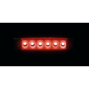 L9703.6 ΦΩΣ ΟΓΚΟΥ 9>32V 6 LED ΚΟΚΚΙΝΟ ΧΡΩΜΑ 95,6x19,8mm ΜΕ ΕΓΚΡΙΣΗ ΤΥΠΟΥ E148 LAMPA -  1 Τεμ.