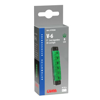 L9703.8 ΦΩΣ ΟΓΚΟΥ 9>32V 6 LED ΠΡΑΣΙΝΟ ΧΡΩΜΑ 95,6x19,8mm ΜΕ ΕΓΚΡΙΣΗ ΤΥΠΟΥ E148 LAMPA -  1 Τεμ. L9703.8 ΦΩΣ ΟΓΚΟΥ 9>32V 6 LED ΠΡΑΣΙΝΟ ΧΡΩΜΑ 95,6x19,8mm ΜΕ ΕΓΚΡΙΣΗ ΤΥΠΟΥ E148 LAMPA -  1 Τεμ.