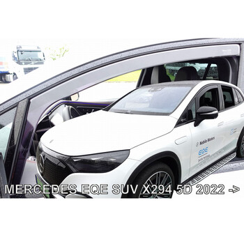 ΑΝΕΜ.23650 ΑΝΕΜΟΘΡΑΥΣΤΕΣ ΓΙΑ MERCEDES EQE 5D 2022+ ΖΕΥΓΑΡΙ ΑΠΟ ΕΥΚΑΜΠΤΟ ΦΙΜΕ ΠΛΑΣΤΙΚΟ HEKO - 2 ΤΕΜ.