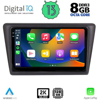 DIGITAL IQ BXD 11600_CPA (9inc) MULTIMEDIA TABLET for SKODA RAPID SPACEBACK mod. 2014&gt;