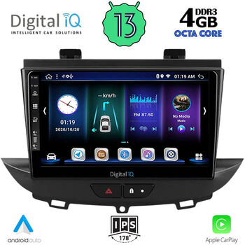DIGITAL IQ BXD 6490_CPA (9inc) MULTIMEDIA TABLET for OPEL CROSSLAND – GRANDLAND mod. 2017&gt;