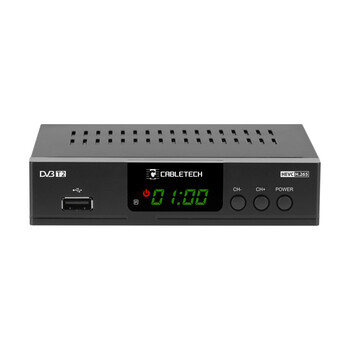 DM-0338A . Επίγειος Ψηφιακός Δέκτης DVB-T2 H.265 HEVC Cabletech