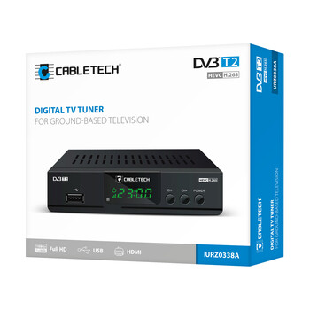 DM-0338A . Επίγειος Ψηφιακός Δέκτης DVB-T2 H.265 HEVC Cabletech