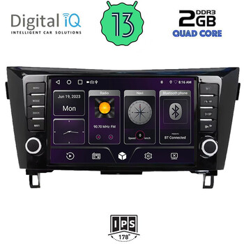 DIGITAL IQ BXB 1467_GPS (10inc) MULTIMEDIA TABLET for NISSAN QASHQAI - XTRAIL mod. 2014-2021