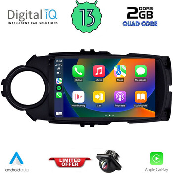 DIGITAL IQ BXH 3737FL_CPA (9inc) MULTIMEDIA TABLET for TOYOTA YARIS mod. 2015-2020