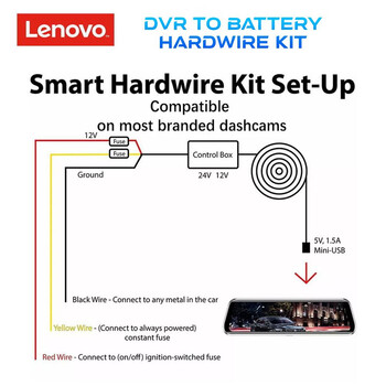 LENOVO JY01 (DASH CAM to BATTERY SMART BOX)