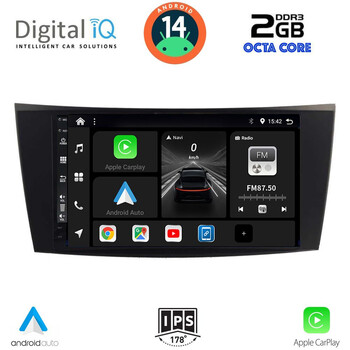 DIGITAL IQ BXF 5407_GPS (8inc) MULTIMEDIA TABLET for MERCEDES E W211 – CLS mod. 2003-2009